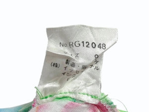 極美品 ISSEY MIYAKE イッセイミヤケ アロハシャツ オープンカラーシャツ RG12048 サイズ9 マルチカラー ココナッツボタン 花柄 中古 4b005082