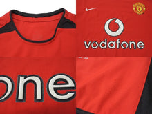 画像をギャラリービューアに読み込む, NIKE ナイキ マンチェスターユナイテッド 02/03 長袖 ユニフォーム レッド 背番号31 サッカー プレミアリーグ ポリエステル サイズL 良品 中古 4b005084