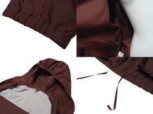 画像をギャラリービューアに読み込む, 極美品 MIUMIU ミュウミュウ フーデット ナイロン コーチ ジャケット ボルドー ポリエステル サイズM 90s アウター 中古 4b005085