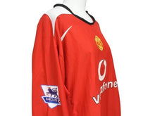 画像をギャラリービューアに読み込む, NIKE ナイキ マンチェスターユナイテッド 04/05 長袖 ユニフォーム レッド 背番号10 ファンニステルローイ サッカー プレミアリーグ サイズXL 良品 中古 4b005088