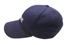 画像をギャラリービューアに読み込む, CELINE セリーヌ ベースボールキャップ ハット 帽子 2AUA1242N サイズM ネイビー ホワイト ロゴ刺繍 良品 中古 4b005090