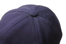 画像をギャラリービューアに読み込む, CELINE セリーヌ ベースボールキャップ ハット 帽子 2AUA1242N サイズM ネイビー ホワイト ロゴ刺繍 良品 中古 4b005090