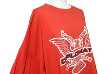 Load image into Gallery viewer, DIPLOMATS ディプロマッツ 初期 ラップＴシャツ RN#104036 What"s Really Good コットン レッド サイズ3 美品 中古 4b005092
