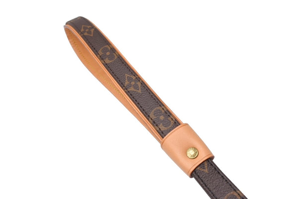 極美品 LOUIS VUITTON ルイヴィトン レッス バクスターMM リード M58056 モノグラム ペット用品 小型犬 中古 4b005107