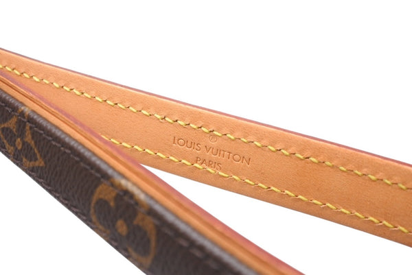 極美品 LOUIS VUITTON ルイヴィトン レッス バクスターMM リード M58056 モノグラム ペット用品 小型犬 中古 4b005107