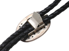 Load image into Gallery viewer, 極美品 CHROME HEARTS クロムハーツ ボロ タイニークラシック オーバルループタイ レザー シルバー925 中古 4b005110