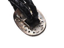 Load image into Gallery viewer, 極美品 CHROME HEARTS クロムハーツ ボロ タイニークラシック オーバルループタイ レザー シルバー925 中古 4b005110