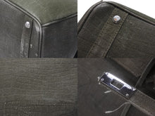 Load image into Gallery viewer, READYMADE レディメイド Travel Bag トラベルバッグ クロコ型押し サイズL 再構築 バーキン50型 ハンドバッグ オリーブ 美品 中古 4b005112