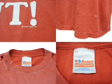 画像をギャラリービューアに読み込む, 極美品 SAINT MICHAEL セントマイケル S/S TEE SAINT 半袖Tシャツ サイズM プリント ヴィンテージ加工 レッド ホワイト 中古 4b005122