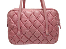 画像をギャラリービューアに読み込む, BALENCIAGA バレンシアガ ザ マトラッセ ハンドバッグ キルティング 182089 502752 ゴートスキン ピンク シルバー金具 良品 中古 4b005124
