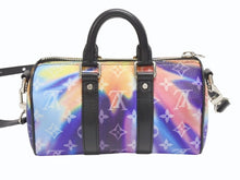 画像をギャラリービューアに読み込む, 新品未使用 LOUIS VUITTON ルイヴィトン ショルダーバッグ キーポルXS M80953 モノグラムキャンバス レザー モノグラムサンセット 中古 4b005126