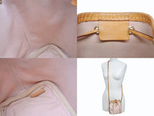 画像をギャラリービューアに読み込む, LOUIS VUITTON ルイヴィトン ナノノエ ミニショルダーバッグ N60052 ダミエアズールキャンバス レザー ベージュ 美品 中古 4b005127