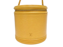 Load image into Gallery viewer, LOUIS VUITTON ルイヴィトン カンヌ エピ タッシリイエロー ハンドバッグ M48039 エピレザー イエロー ゴールド金具 美品 中古 4b005129