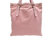Load image into Gallery viewer, YVES SAINT LAURENT イヴ サンローラン トートバッグ カハラトート 121631 002122 キャンバス レザー ピンク 良品 中古 4b005131