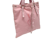 Load image into Gallery viewer, YVES SAINT LAURENT イヴ サンローラン トートバッグ カハラトート 121631 002122 キャンバス レザー ピンク 良品 中古 4b005131