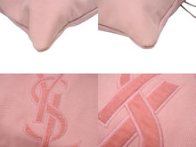 Load image into Gallery viewer, YVES SAINT LAURENT イヴ サンローラン トートバッグ カハラトート 121631 002122 キャンバス レザー ピンク 良品 中古 4b005131