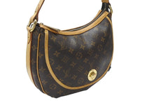 画像をギャラリービューアに読み込む, LOUIS VUITTON ルイヴィトン トゥラムPM ワンショルダーバッグ M40076 モノグラム PVC レザー ブラウン 廃盤 美品 中古 4b005137