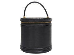 LOUIS VUITTON ルイヴィトン カンヌ エピ ノワール ハンドバッグ M48032 エピレザー ブラック ゴールド金具 美品 中古 4b005142