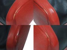 画像をギャラリービューアに読み込む, LOUIS VUITTON ルイヴィトン ショルダーバッグ エピ ノエ M44017 エピレザー バイカラー カスティリアンレッド ノワール 美品 中古 4b005144