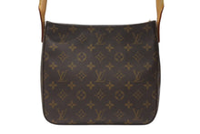 画像をギャラリービューアに読み込む, LOUIS VUITTON ルイヴィトン ルーピングMM ワンショルダーバッグ M51146 モノグラム PVC レザー ブラウン ゴールド金具 美品 中古 4b005146