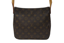 画像をギャラリービューアに読み込む, LOUIS VUITTON ルイヴィトン ルーピングMM ワンショルダーバッグ M51146 モノグラム PVC レザー ブラウン ゴールド金具 美品 中古 4b005146