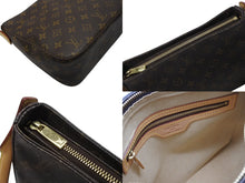 画像をギャラリービューアに読み込む, LOUIS VUITTON ルイヴィトン ルーピングMM ワンショルダーバッグ M51146 モノグラム PVC レザー ブラウン ゴールド金具 美品 中古 4b005146