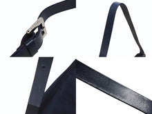 画像をギャラリービューアに読み込む, FENDI フェンディ ワンショルダーバッグ 16070 キャンバス レザー ネイビー シルバー金具 イタリア製 美品 中古 4b005150