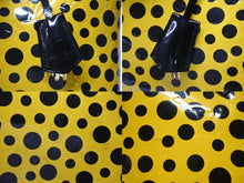 Load image into Gallery viewer, LOUIS VUITTON ルイヴィトン 草間彌生 ロックイットMM ジョーヌ M91398 モノグラムヴェルニ ドットインフィニティ 美品 中古 4b005151