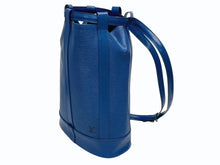 画像をギャラリービューアに読み込む, LOUIS VUITTON ルイヴィトン ショルダーバッグ ランドネGM M43085 ゴールド金具 ブルー エピレザー 美品 中古 4b005154