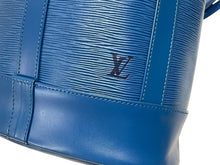 画像をギャラリービューアに読み込む, LOUIS VUITTON ルイヴィトン ショルダーバッグ ランドネGM M43085 ゴールド金具 ブルー エピレザー 美品 中古 4b005154