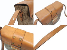 画像をギャラリービューアに読み込む, Christian Dior クリスチャンディオール トロッター ショルダーバッグ キャンバス レザー ブラウン 美品 中古 4b005155