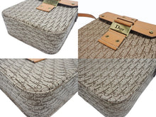 画像をギャラリービューアに読み込む, Christian Dior クリスチャンディオール トロッター ショルダーバッグ キャンバス レザー ブラウン 美品 中古 4b005155