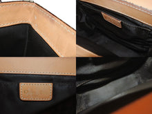 画像をギャラリービューアに読み込む, Christian Dior クリスチャンディオール トロッター ショルダーバッグ キャンバス レザー ブラウン 美品 中古 4b005155