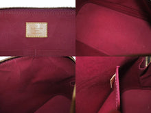 Load image into Gallery viewer, LOUIS VUITTON ルイヴィトン モノグラム ヴェルニ アルマPM ハンドバッグ パテント M90096 レッド系 ロゴ ゴールド金具 美品 中古 4b005156