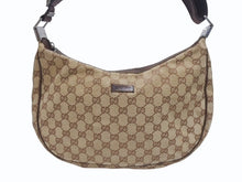 画像をギャラリービューアに読み込む, GUCCI グッチ ショルダーバッグ ワンショルダーバッグ 122790 1956 GGキャンバス レザー ベージュ シルバー金具 美品 中古 4b005158