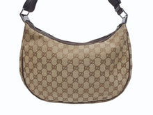 画像をギャラリービューアに読み込む, GUCCI グッチ ショルダーバッグ ワンショルダーバッグ 122790 1956 GGキャンバス レザー ベージュ シルバー金具 美品 中古 4b005158