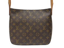 画像をギャラリービューアに読み込む, LOUIS VUITTON ルイヴィトン モノグラム ルーピングMM ワンショルダーバッグ M51146 PVC レザー ブラウン ゴールド金具 美品 中古 4b005162