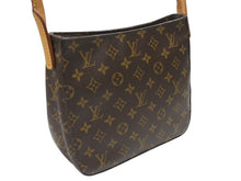 画像をギャラリービューアに読み込む, LOUIS VUITTON ルイヴィトン モノグラム ルーピングMM ワンショルダーバッグ M51146 PVC レザー ブラウン ゴールド金具 美品 中古 4b005162