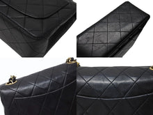 Load image into Gallery viewer, CHANEL シャネル ミニマトラッセ17 Sフラップ Sチェーンショルダーバッグ 0番台 ラムスキン ココマーク ブラック 美品 中古 4b005163