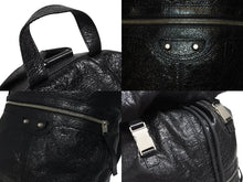 画像をギャラリービューアに読み込む, 極美品 BALENCIAGA バレンシアガ クラシックトラベラー バックパック リュックサック 340138 レザー ブラック 中古 4b005167