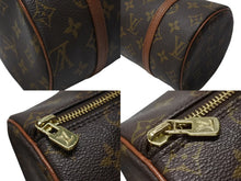 Load image into Gallery viewer, LOUIS VUITTON ルイヴィトン パピヨン26 ハンドバッグ M51386 モノグラム PVC レザー ブラウン ゴールド金具 美品 中古 4b005168