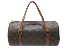 Load image into Gallery viewer, LOUIS VUITTON ルイヴィトン パピヨン26 ハンドバッグ M51386 モノグラム PVC レザー ブラウン ゴールド金具 美品 中古 4b005168