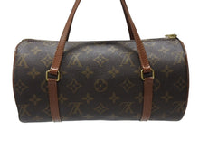 Load image into Gallery viewer, LOUIS VUITTON ルイヴィトン パピヨン26 ハンドバッグ M51386 モノグラム PVC レザー ブラウン ゴールド金具 美品 中古 4b005168