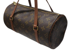 Load image into Gallery viewer, LOUIS VUITTON ルイヴィトン パピヨン26 ハンドバッグ M51386 モノグラム PVC レザー ブラウン ゴールド金具 美品 中古 4b005168
