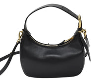 Load image into Gallery viewer, 極美品 MIUMIU ミュウミュウ ショルダーバッグ ハンドバッグ ホーボー 2way 5BC161 レザー ブラック ゴールド金具 中古 4b005170