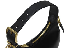 Load image into Gallery viewer, 極美品 MIUMIU ミュウミュウ ショルダーバッグ ハンドバッグ ホーボー 2way 5BC161 レザー ブラック ゴールド金具 中古 4b005170