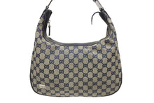 画像をギャラリービューアに読み込む, GUCCI グッチ ショルダーバッグ ワンショルダーバッグ 145757 002058 GGキャンバス レザー ベージュ ネイビー レッド 美品 中古 4b005171