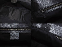 画像をギャラリービューアに読み込む, GUCCI グッチ ハンドバッグ トートバッグ ヴィンテージ 120982 002058 GGキャンバス レザー ブラック シルバー金具 良品 中古 4b005174