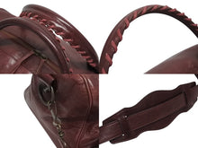 画像をギャラリービューアに読み込む, BALENCIAGA バレンシアガ ザ･ツィギー 2WAY ショルダーバッグ ボルドー レザー ハンドバッグ 旅行バッグ 128523 美品 中古 4b005177