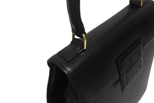 画像をギャラリービューアに読み込む, GIVENCHY ジバンシー レザー 初期 ケリー型 ハンドバッグ ブラック 黒 ゴールド金具 ロゴ ステッチ 手持ち 鞄 美品 中古 4b005178
